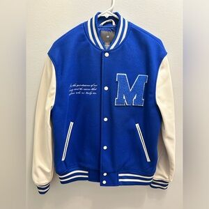 NWT H&M MENS LETTERMAN